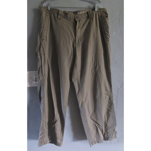 Columbia Omni Shield Pants Tan 38x30 Mens Utility Work Canvas Outdoor Hiking - Picture 1 of 10